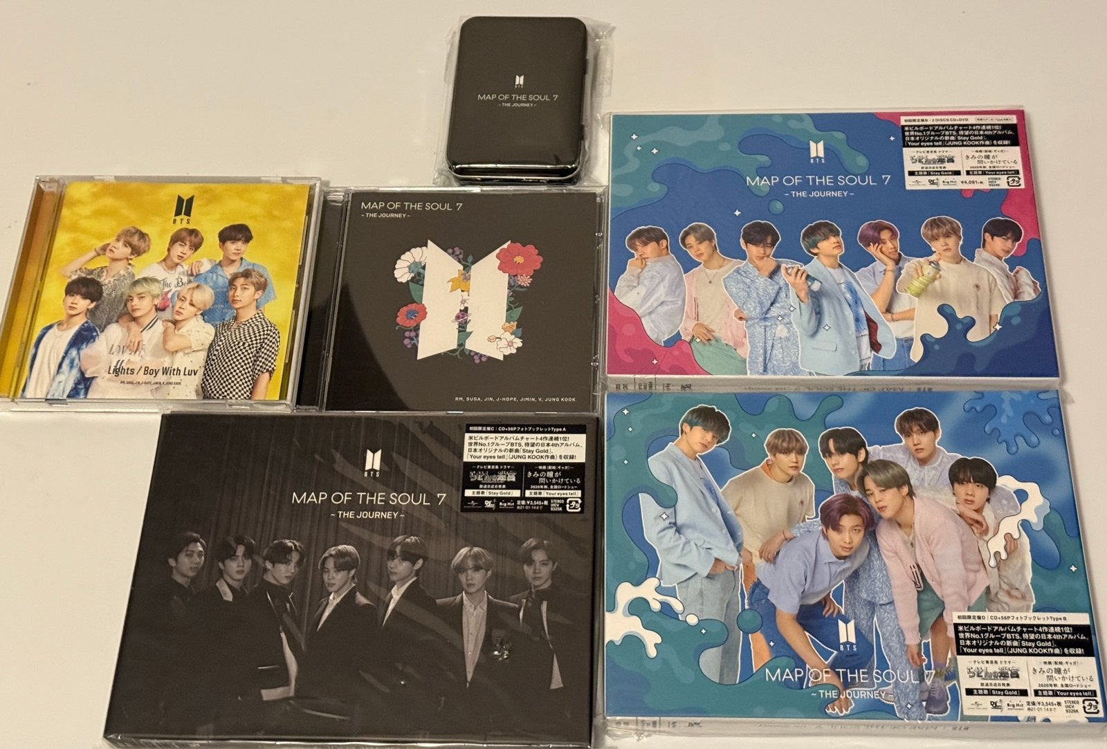 BTS Japanse albums map of the soul 7 the journey & lights, Ophalen of Verzenden, Zo goed als nieuw, Cd of Plaat