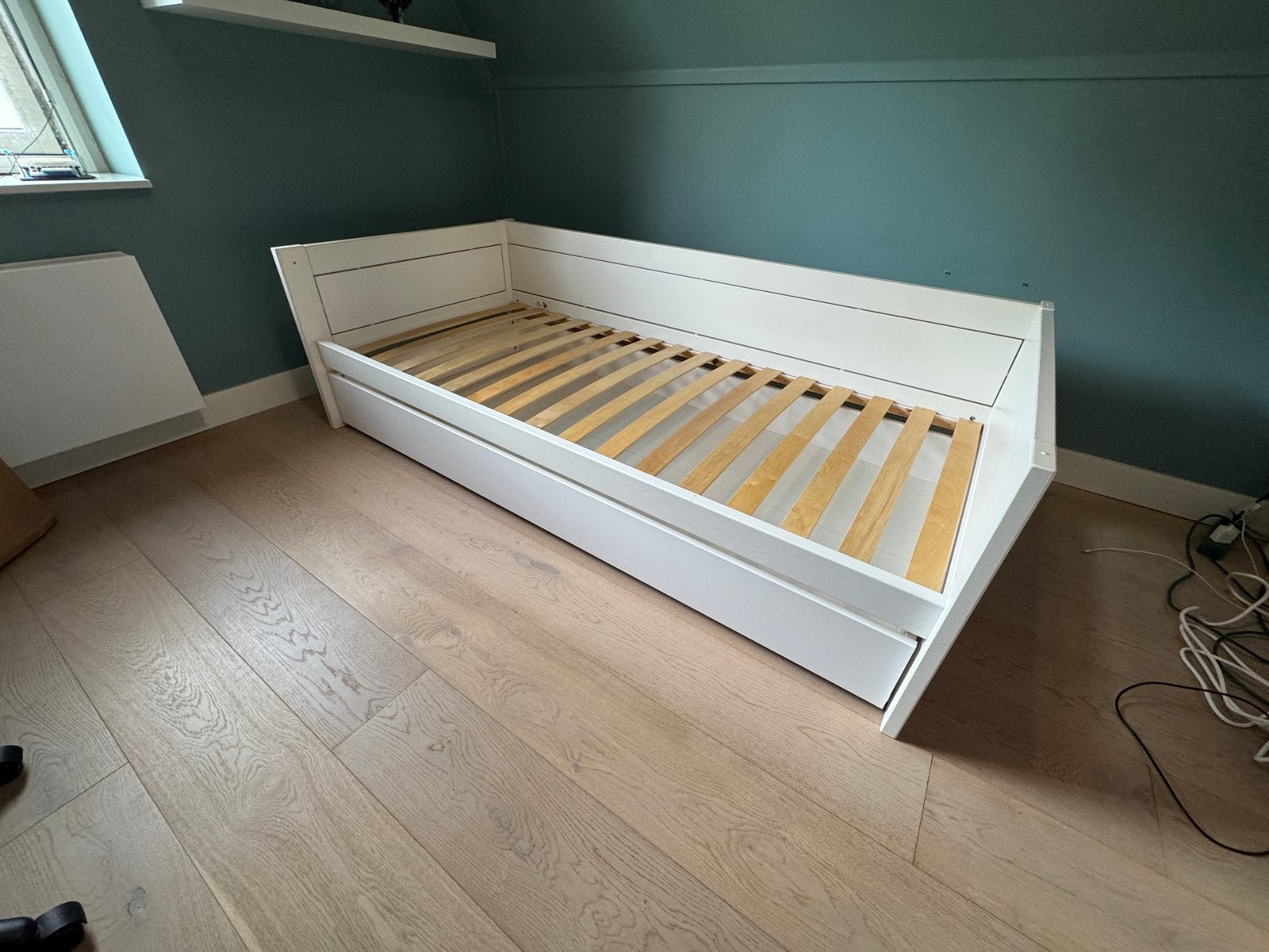 Lifetime Kidsrooms Bed met uitschuifbaar lade, Huis en Inrichting, Ophalen, Gebruikt, 90 cm, Eenpersoons