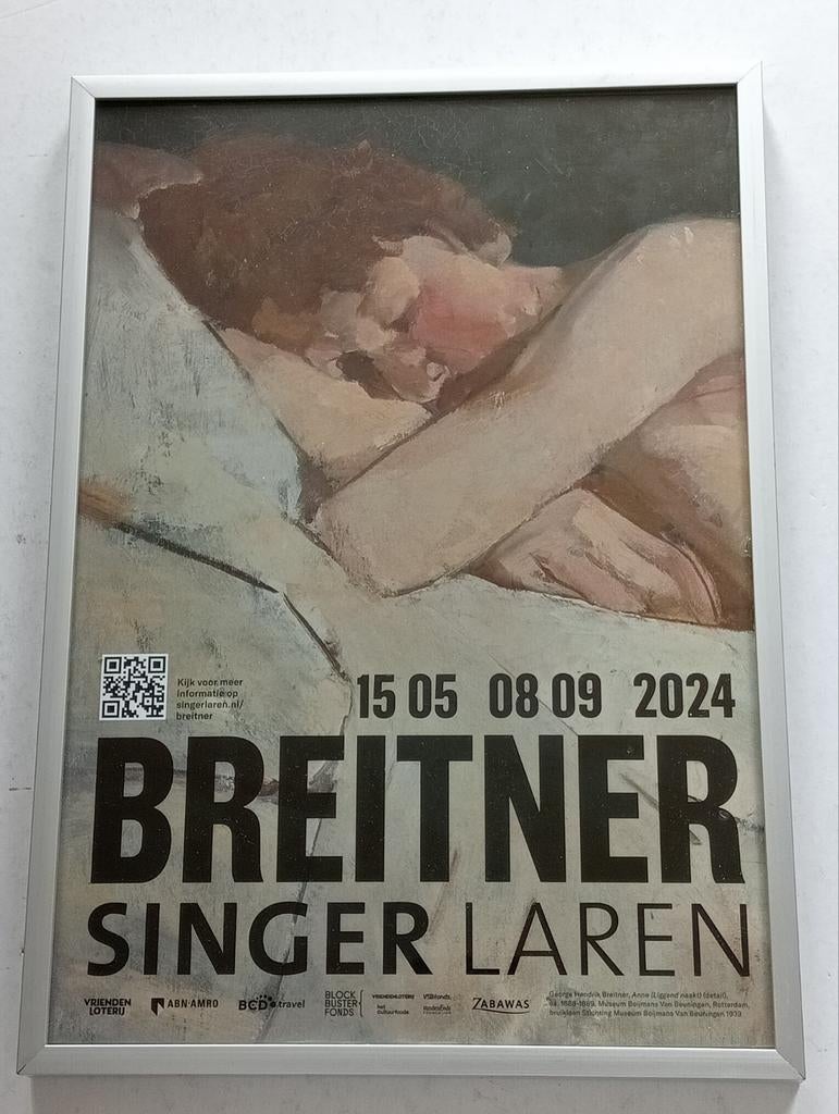 George Hendrik Breitner affiche Singer Museum Laren, Ophalen of Verzenden, Tijdschrift