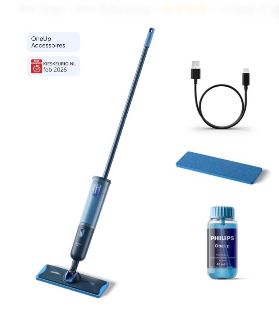Philips Oneup - 2 x gebruikt - Als nieuw, Ophalen, Mop of Dweil