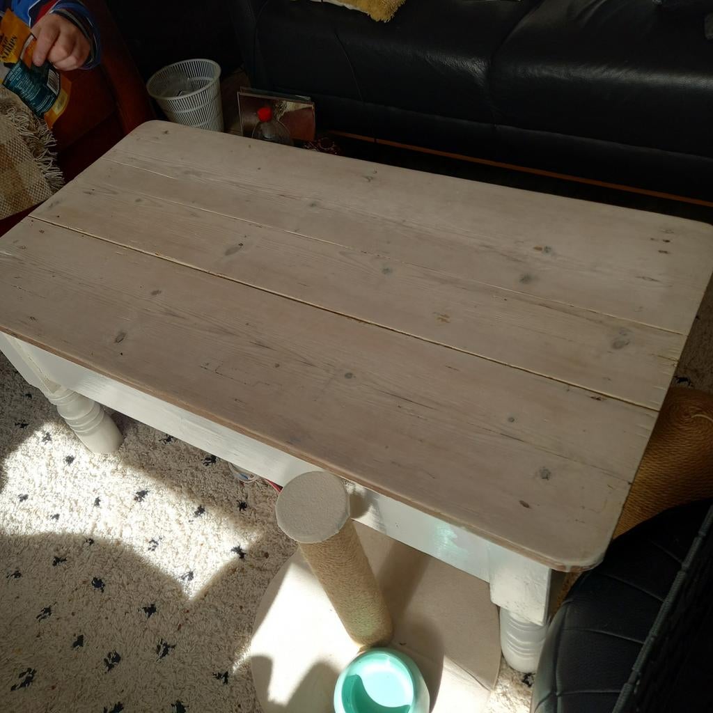 Salontafel met 2 lades.54 b 108l 46h, Ophalen, 100 tot 150 cm, 50 tot 100 cm, Minder dan 50 cm