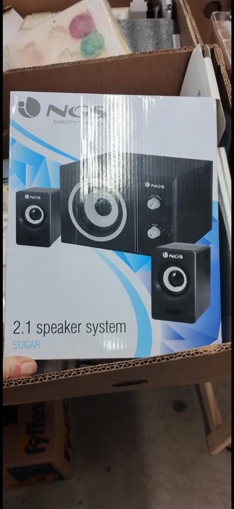 NGS Sugar 2.1 Speaker Systeem - Nieuw in doos, Verzenden, Nieuw, Overige merken