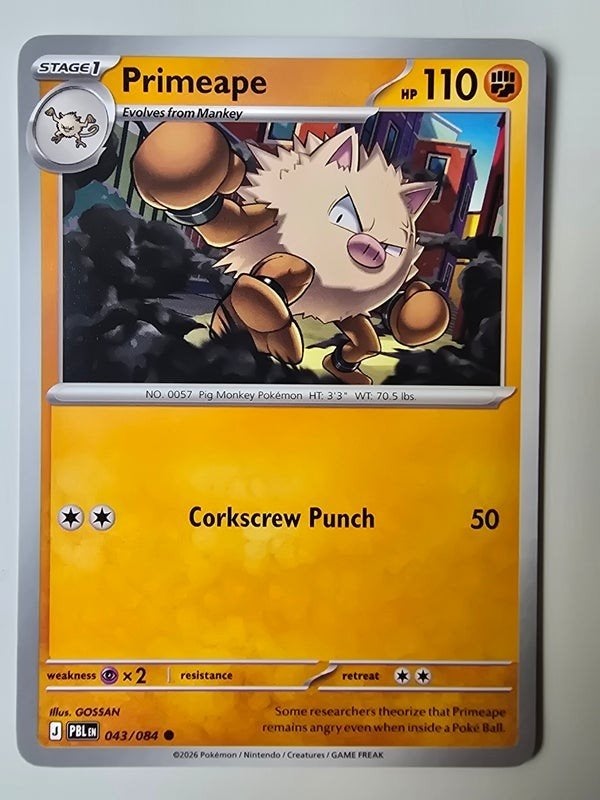 PRIMEAPE (PITCH BLACK 043/084) (TRADING CARD), Verzenden, Zo goed als nieuw