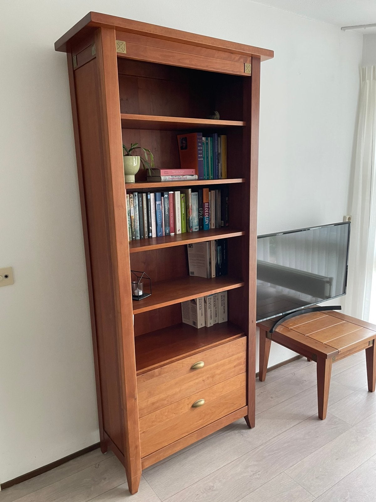 Boekenkast, Huis en Inrichting, Kasten | Boekenkasten, Ophalen, 50 tot 100 cm, Zo goed als nieuw, 150 tot 200 cm