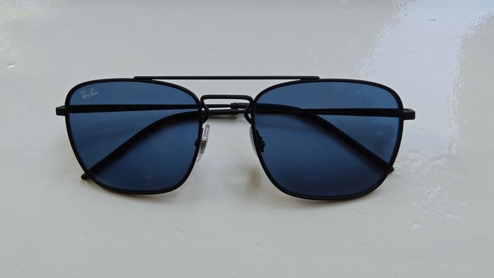 Ray-Ban 3588 Zonnebril - Zo goed als nieuw, Zonnebril, Zwart, Nieuw, Ophalen of Verzenden