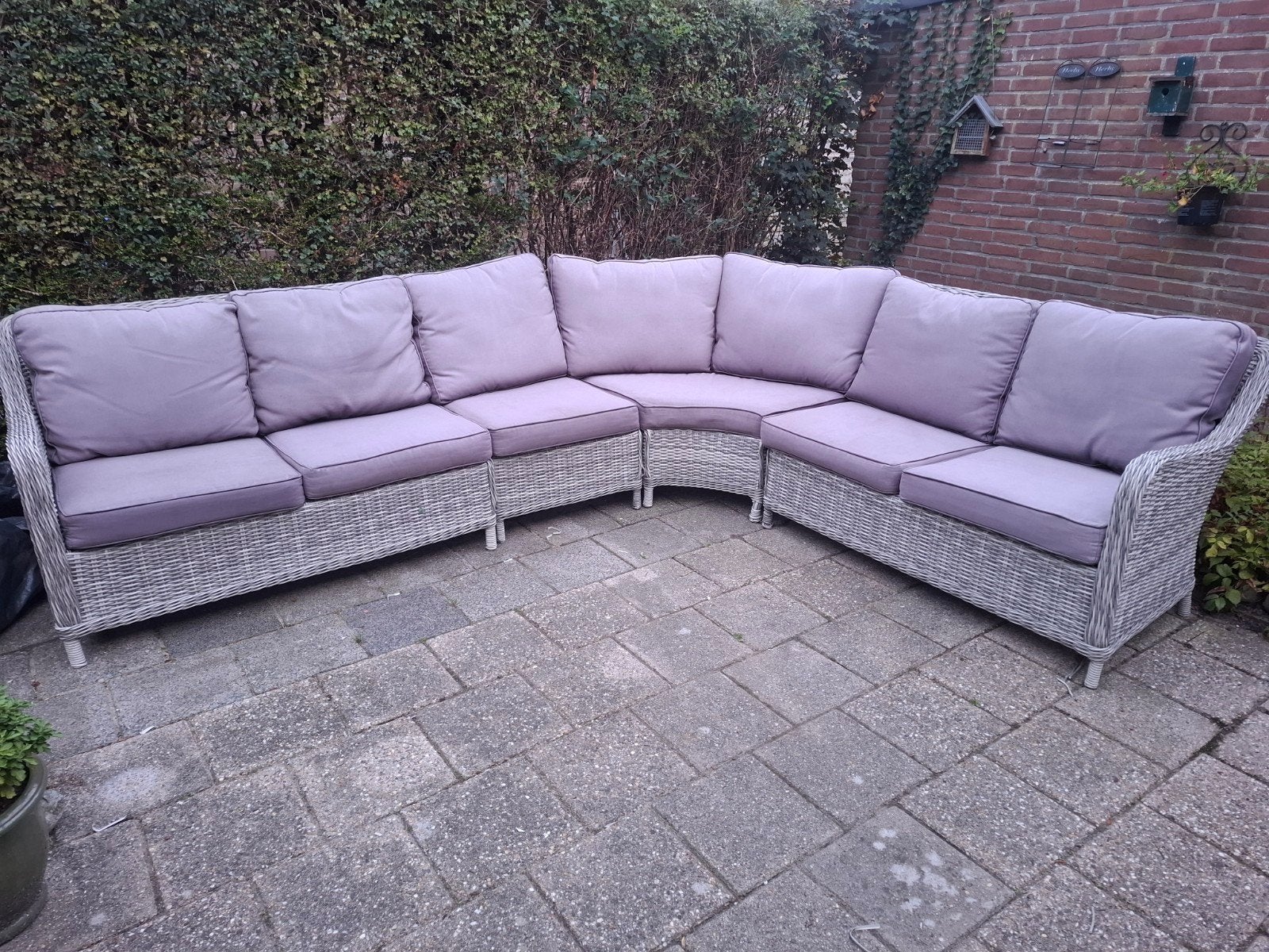 Garden Impressions Diningset - 300x240cm, Ophalen, Gebruikt, Meer dan 8 zitplaatsen, Wicker