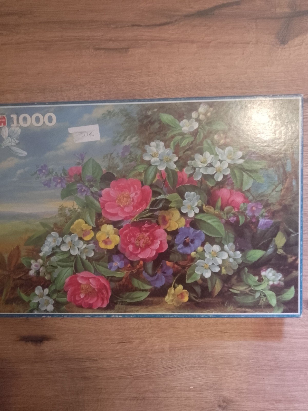 Jumbo Legpuzzel 1000 stukjes - Bloemen, Ophalen of Verzenden, 500 t/m 1500 stukjes, Gebruikt, Legpuzzel