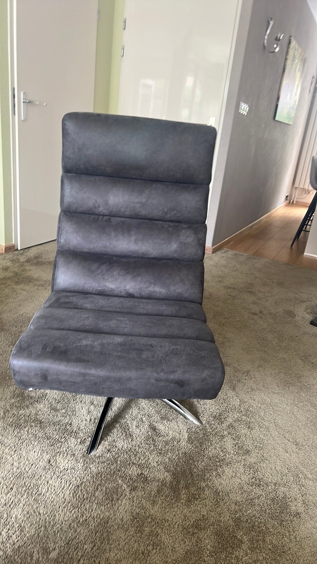 Fauteuil, Huis en Inrichting, Fauteuils, Ophalen, Gebruikt, Minder dan 75 cm, 50 tot 75 cm