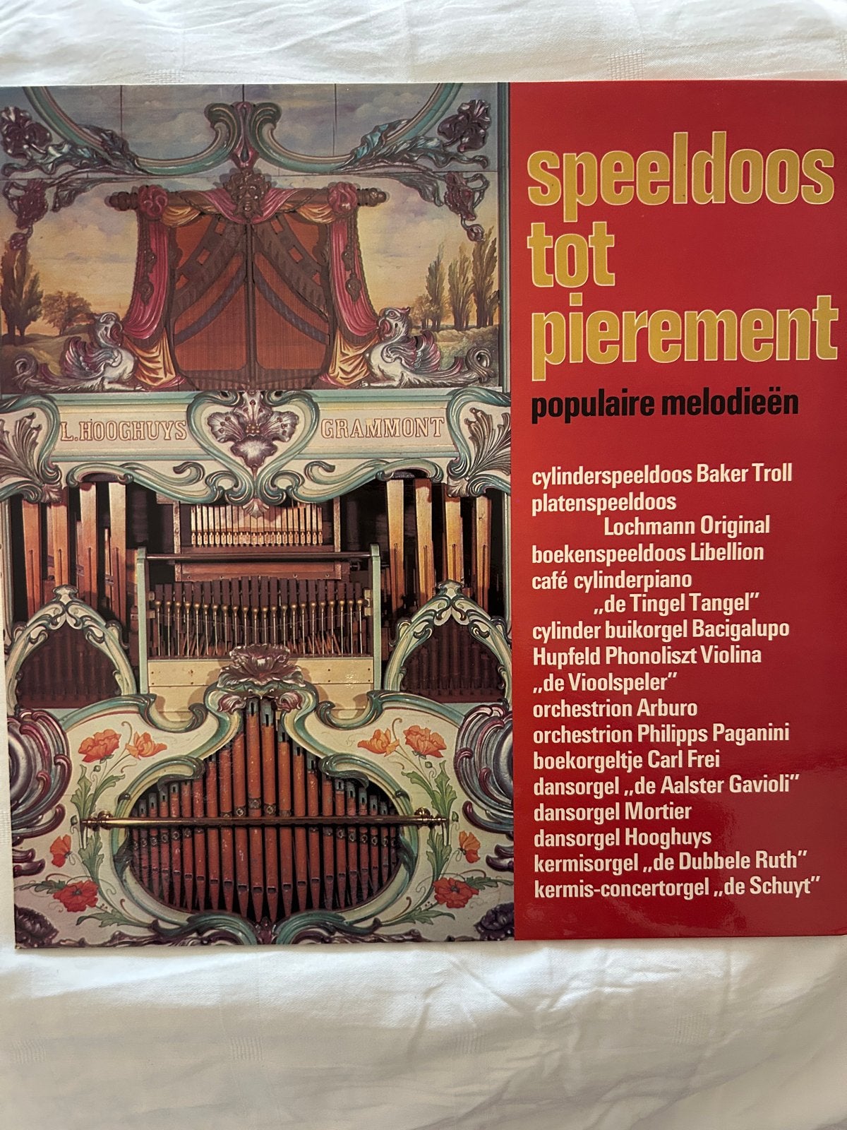 Speeldoos tot Pierement - Populaire Melodieën LP, Ophalen, Gebruikt