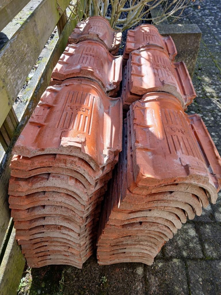 Gebruikte DWS Dakpannen - Renovatie/Reparatie, Doe-het-zelf en Verbouw, Gebruikt, Steen of Klei, Dakpannen, Rood