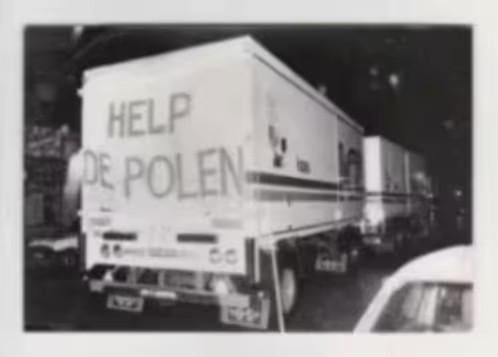 Foto Meppel Help de Polen DAF Kaas NCZ Jaren 80., 1980 tot heden, Foto, Ophalen of Verzenden, Zo goed als nieuw