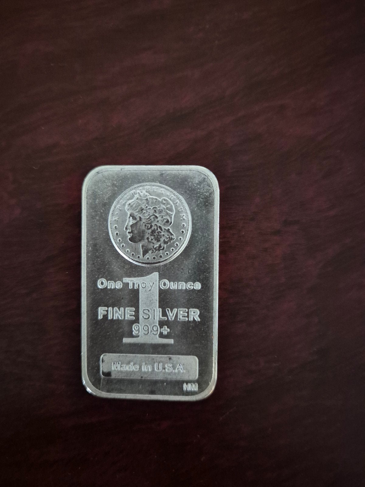 0.999 zilverbaar ounce Highland Mint Morgan, Ophalen of Verzenden, Zilver