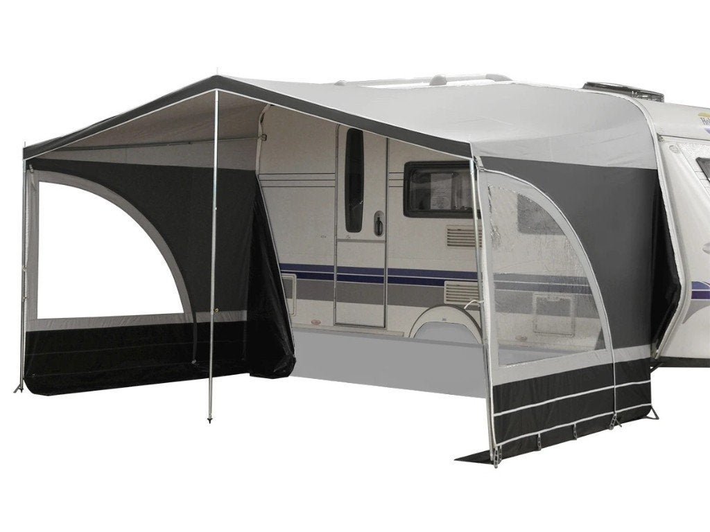 Luifel voor caravan merk Ventura, Ophalen, Zo goed als nieuw