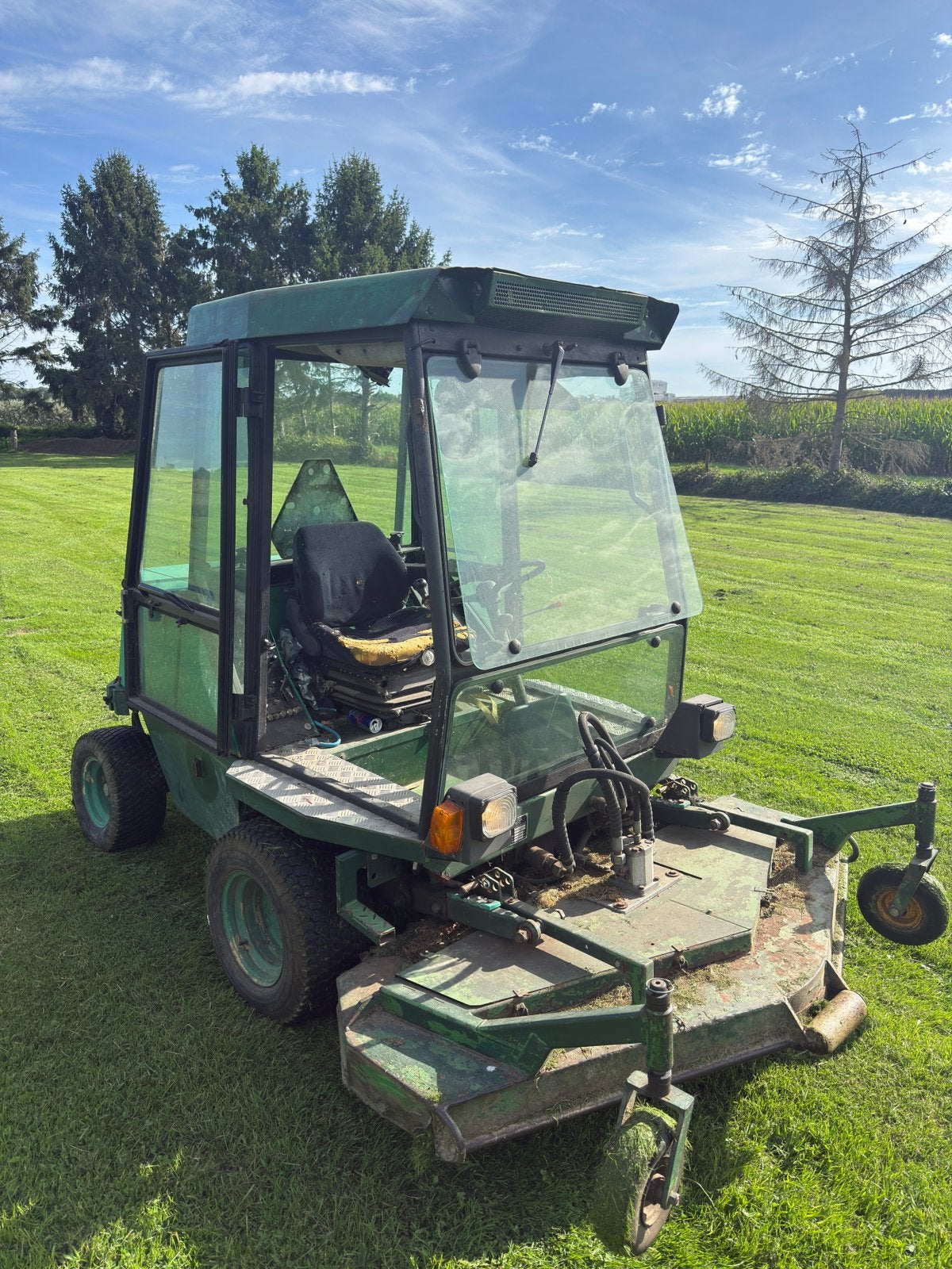 Roberine 180cm cirkelmaaier diesel 4x4 zitmaaier, Tuin en Terras, Ophalen, Gebruikt, Versnellingen, 120 cm of meer