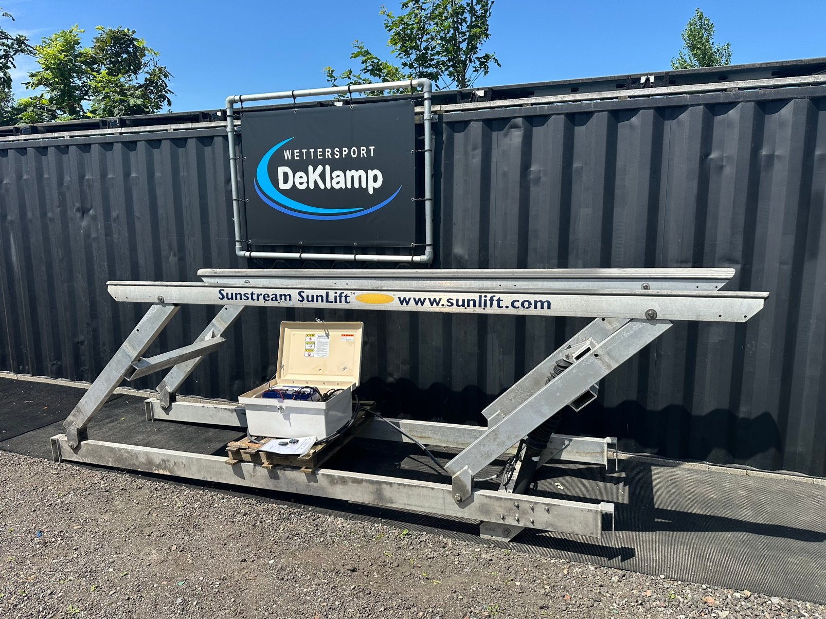 Bootlift steigerstad sunlift, Watersport en Boten, Accessoires en Onderhoud, Ophalen