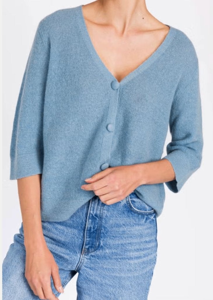 zacht vest Maison Anje denimblauw  mt M/S, Kleding | Dames, Maat 38/40 (M), Maison Anje, Gedragen, Verzenden
