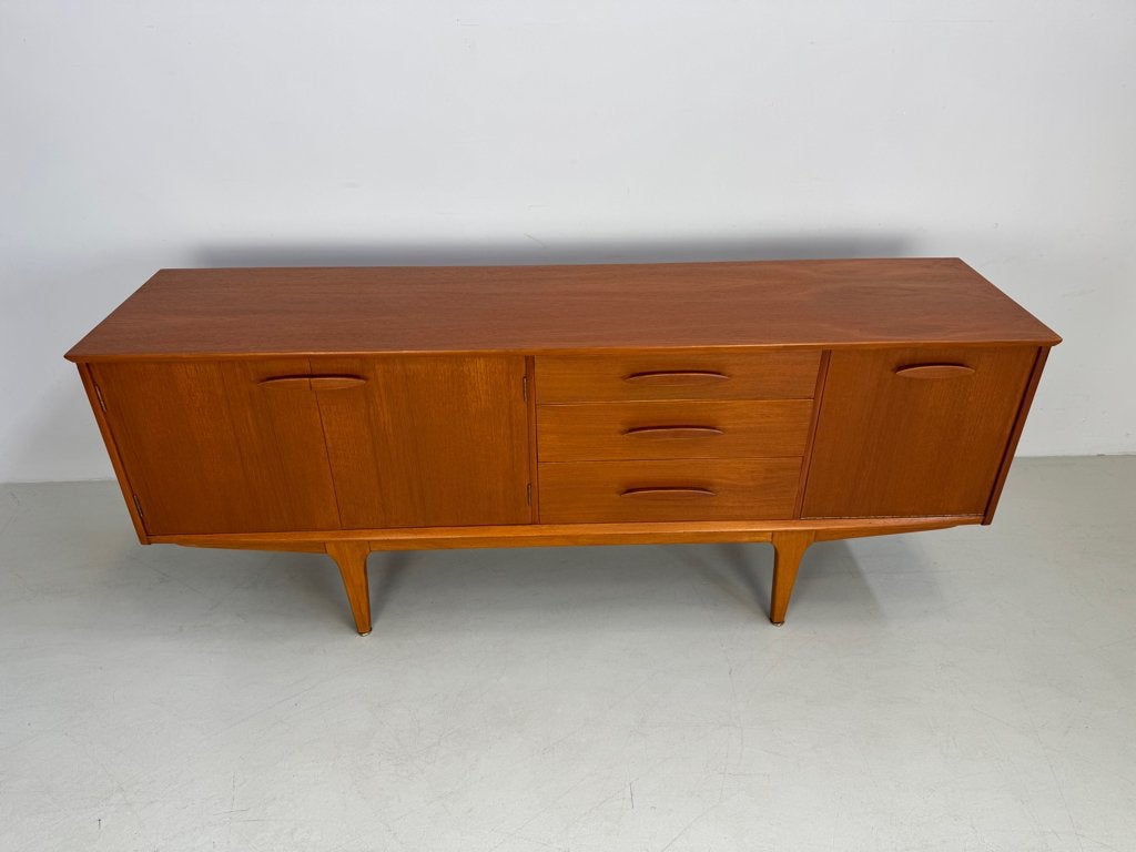 Vintage dressoir Jentique, Huis en Inrichting, Kasten | Dressoirs, Verzenden, 150 tot 200 cm, Teakhout, Zo goed als nieuw