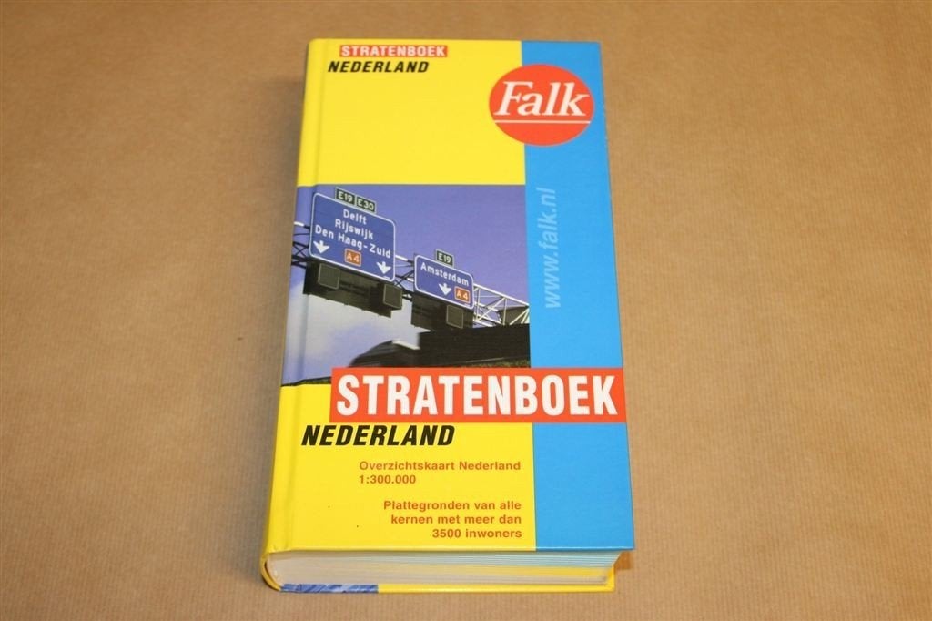 Stratenboek Falk — Plattegronden Nederland 2004-2006, Gelezen, Verzenden, Landkaart, 1800 tot 2000