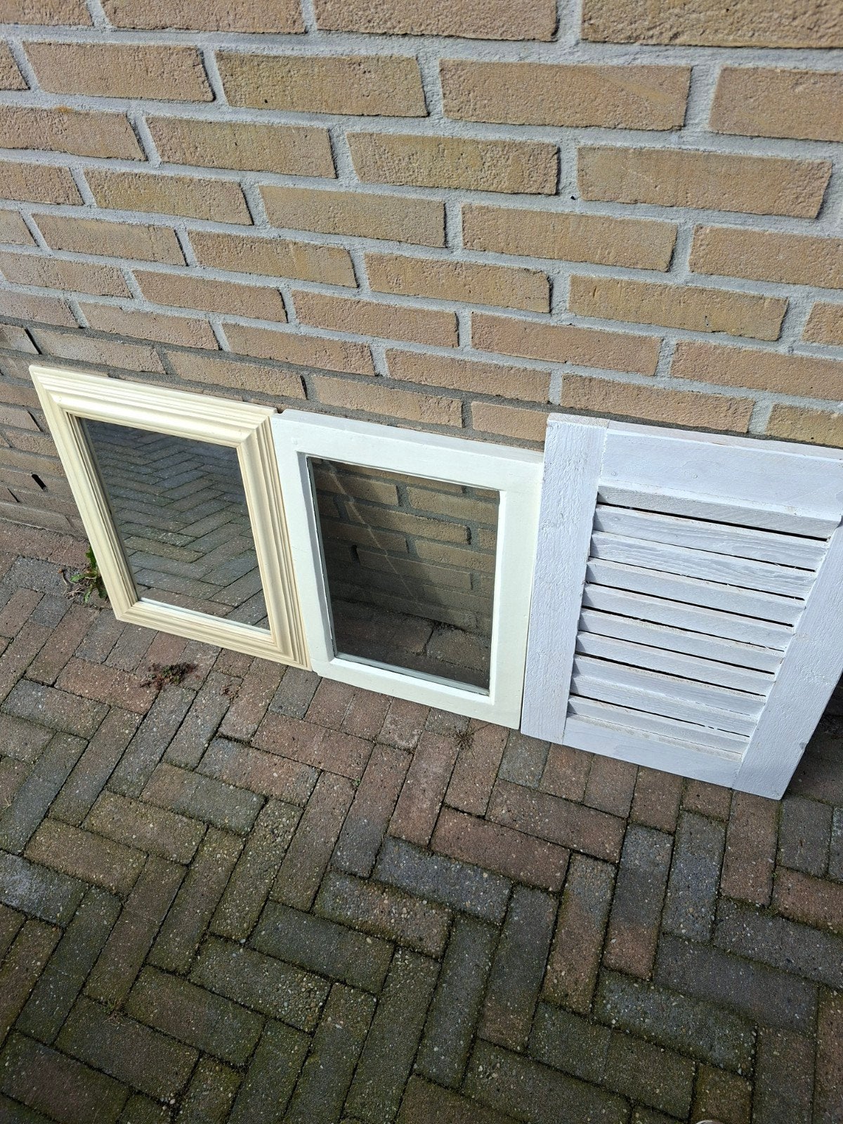 Diverse spiegels en decoratieve luik, Ophalen, Minder dan 50 cm, Gebruikt, Minder dan 100 cm