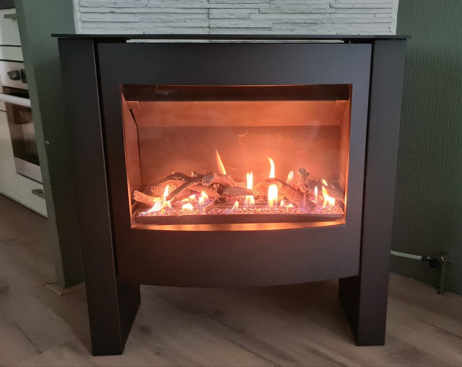 Propaan Gashaard - Zeer Nette Staat, Weinig Branduren, Ophalen, Zo goed als nieuw, Vrijstaande haard, Gashaard