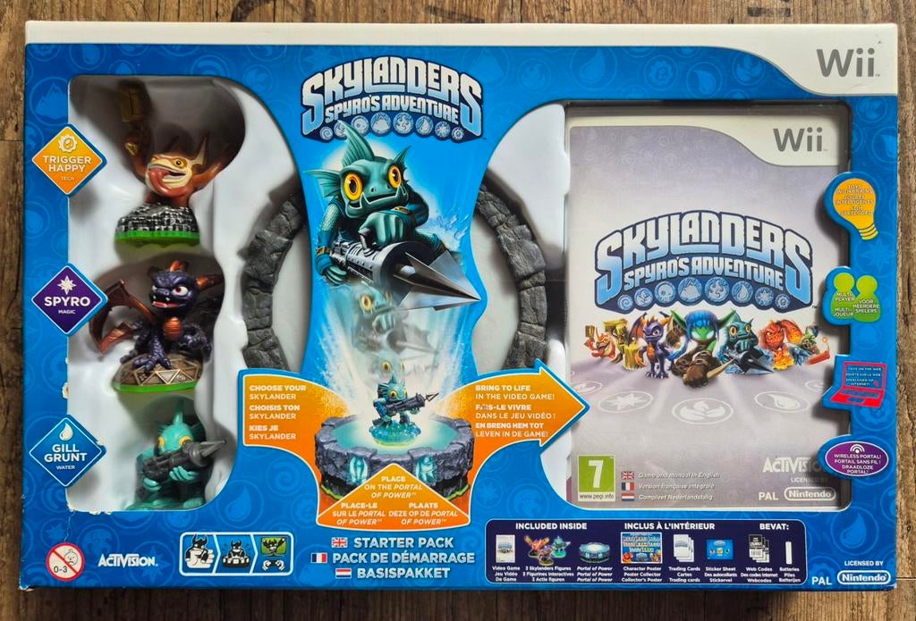 Skylanders Spyro's Adventure Starter Pack Wii, Spelcomputers en Games, Avontuur en Actie, 2 spelers, Ophalen of Verzenden, Zo goed als nieuw
