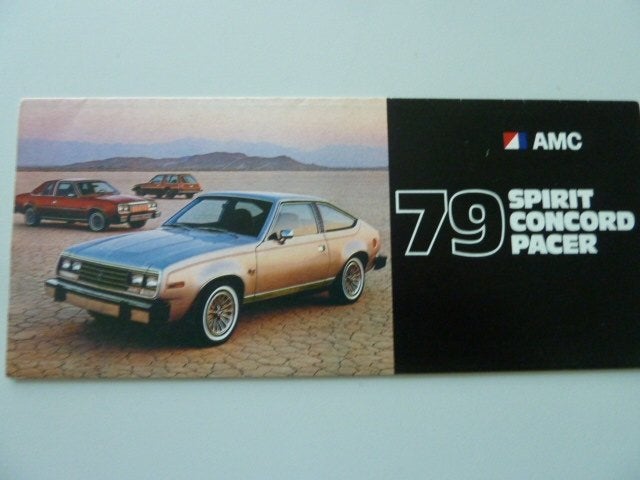 1979 AMC American Motors Spirit Concord Pacer Brochure USA, Ophalen of Verzenden, Gelezen, Overige merken
