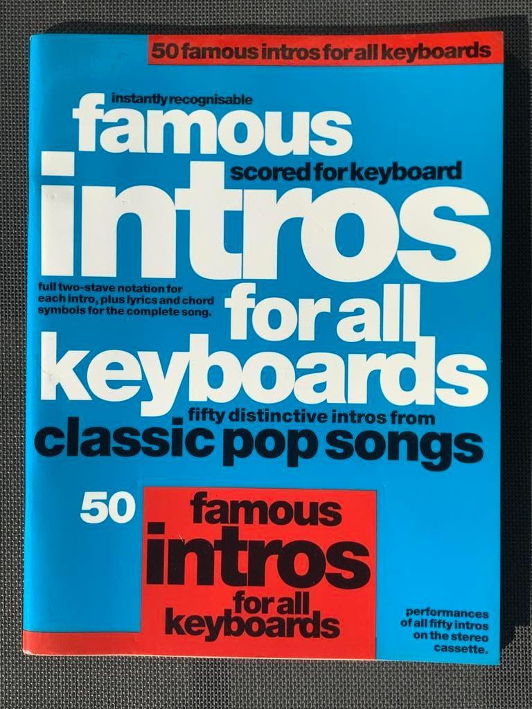 50 beroemde intro’s + tekst en akkoorden voor alle songs, Muziek en Instrumenten, Bladmuziek, Ophalen of Verzenden, Zo goed als nieuw