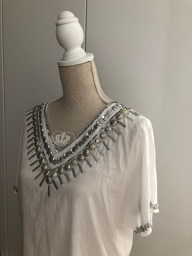 VIP dames tuniek Nieuw! Ibiza, Ophalen, Nieuw, Maat 36 (S), Wit