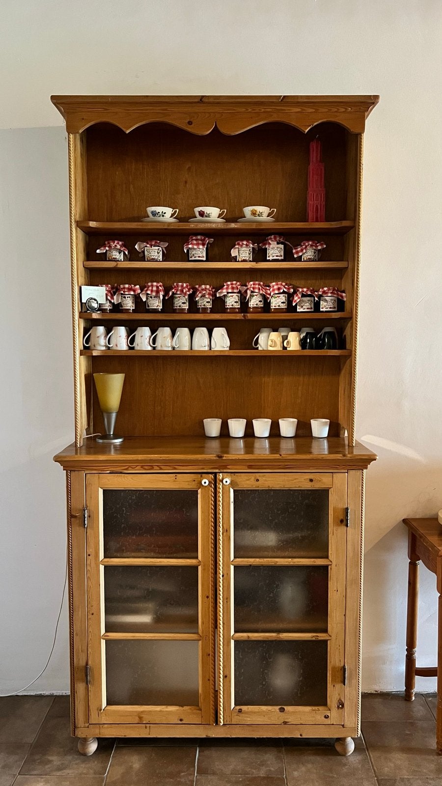 Handgemaakte Geloogd Grenen Buffetkast, Huis en Inrichting, Kasten | Buffetkasten, Ophalen, Gebruikt, 100 tot 150 cm, 200 cm of meer