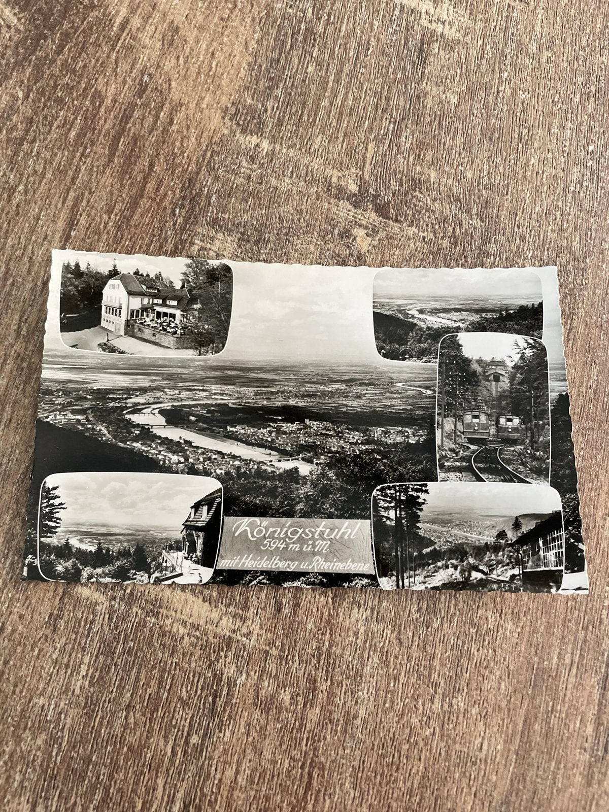 Oude ansichtkaart Königstuhl, Heidelberg, Duitsland, Ophalen of Verzenden, 1960 tot 1980, Gelopen, Duitsland