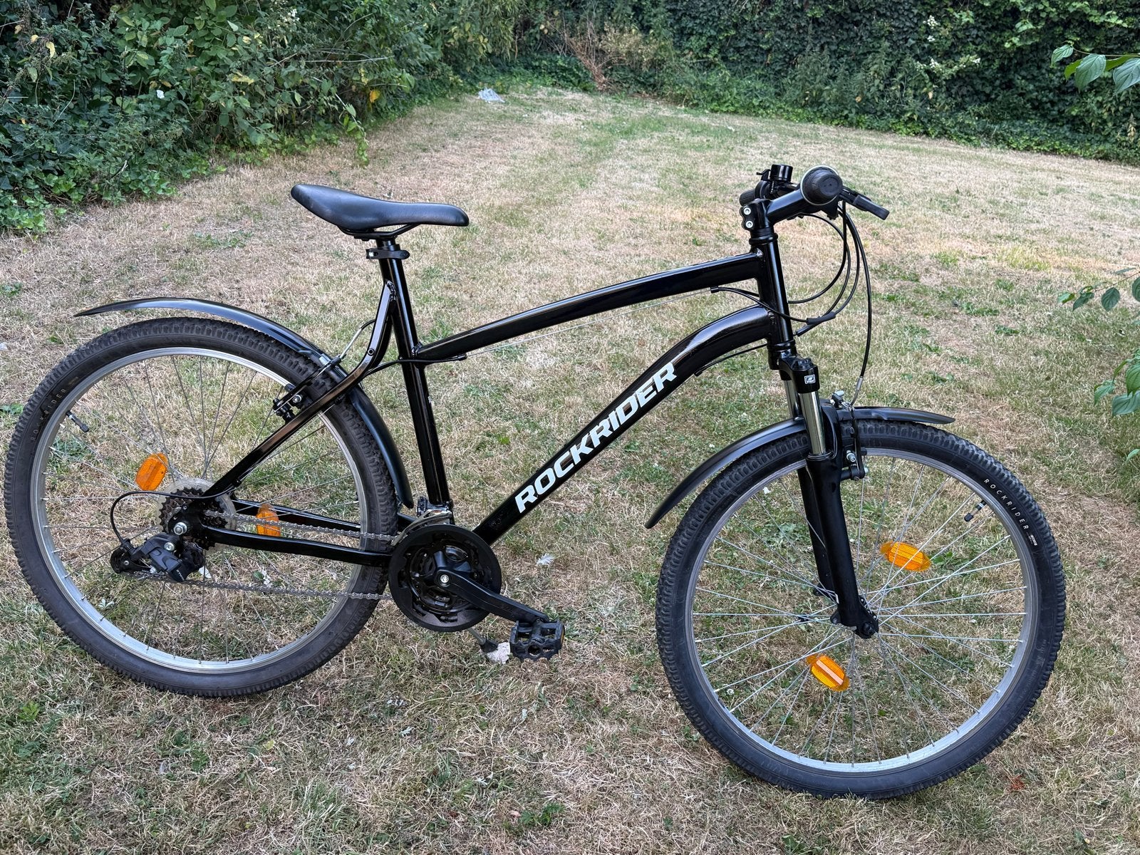 Rockrider 26 inch mountainbike, 18 versnellingen, Gebruikt, Hardtail, Velgrem, Ophalen