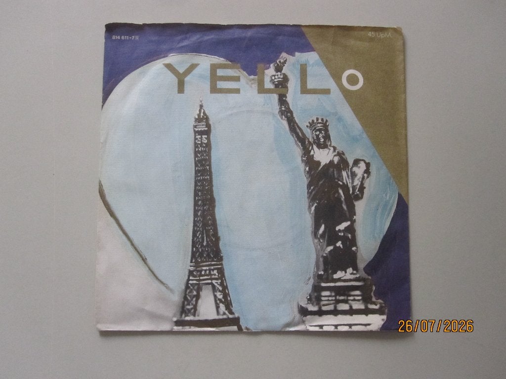 YELLO -  lost again -  vinyl 7", Gebruikt, 7 inch, Ophalen of Verzenden, Pop