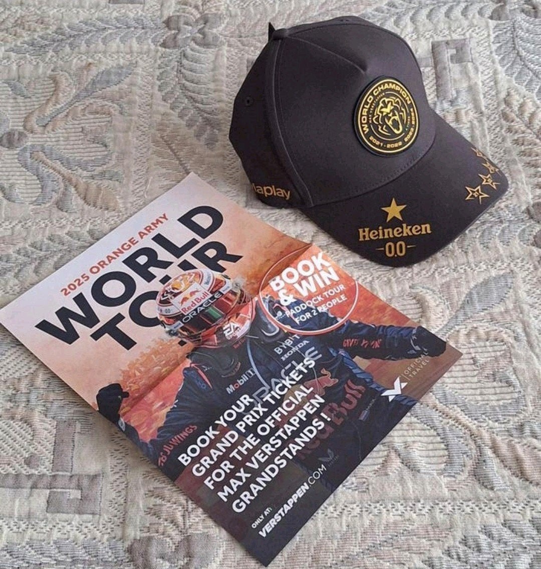 Max Verstappen Cap World Champion 2024, Ophalen, Nieuw, One size fits all, Pet
