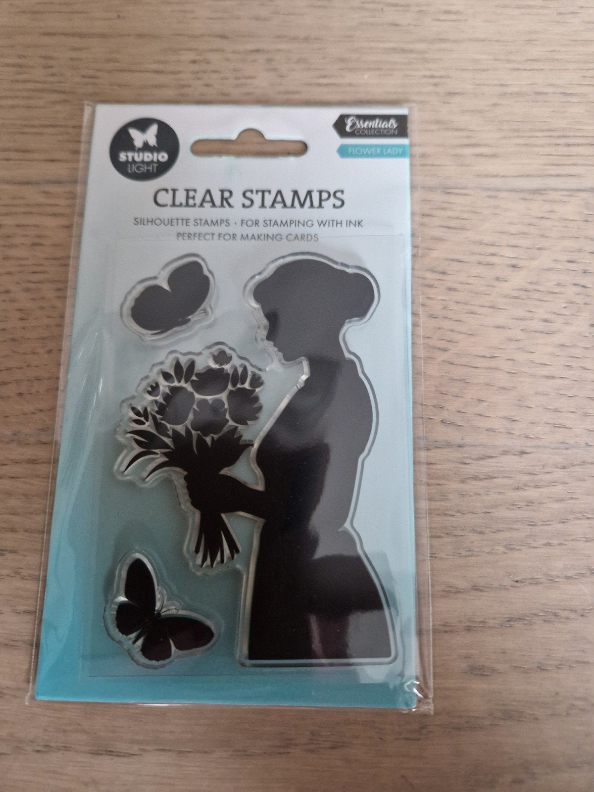 Studio Light Clear Stamps - Flower Lady Silhouette, Ophalen of Verzenden, Nieuw, Clearstamp