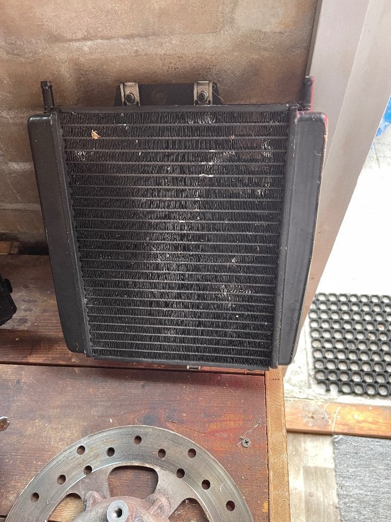 Motor MP3 onderdelen spiegel radiator, Ophalen of Verzenden, Gebruikt