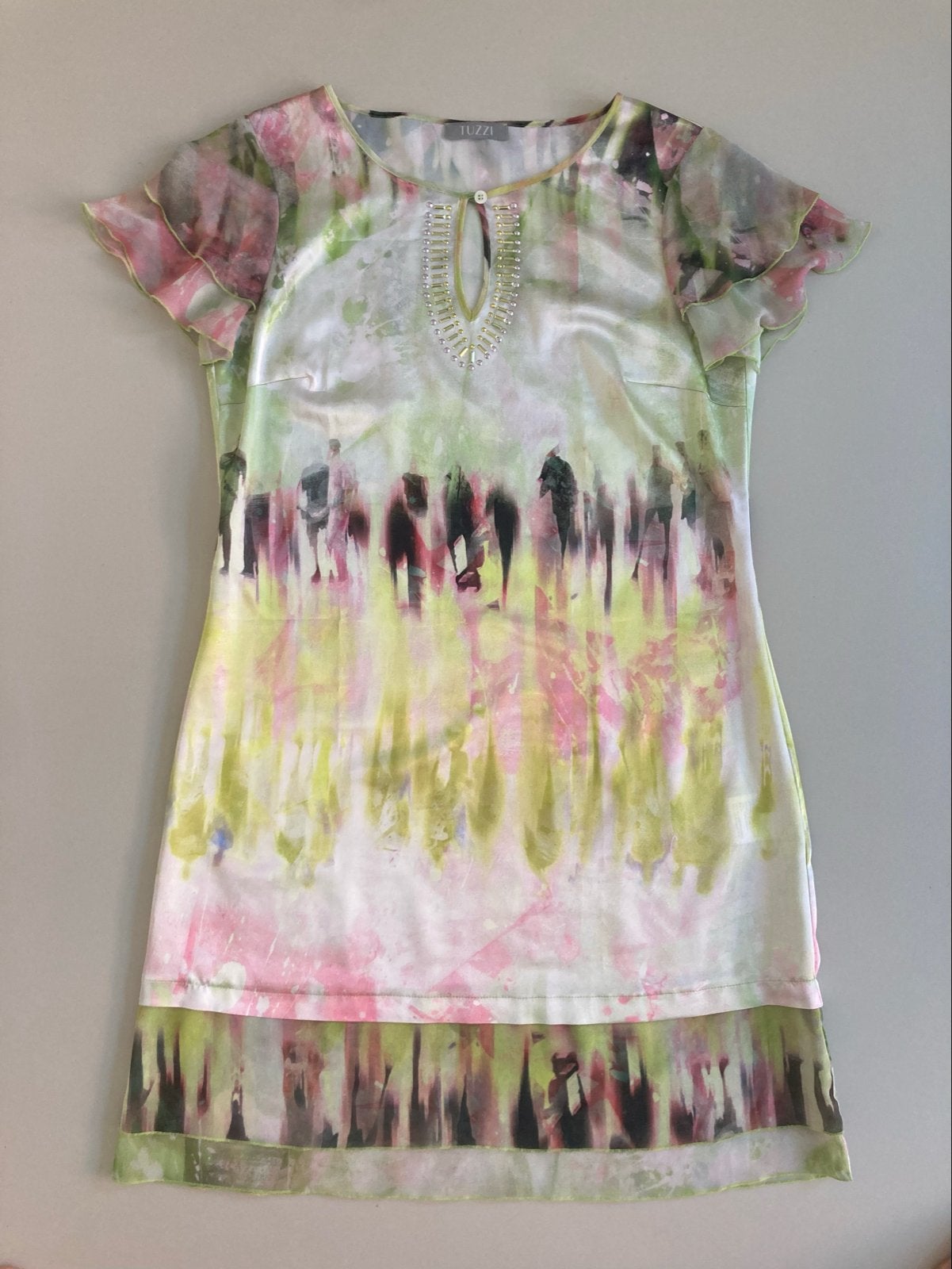 Tuzzi zomerjurk maat 40 - Kleurrijk en elegant, Kleding | Dames, Maat 38/40 (M), Meerkleurig, Nieuw, Ophalen of Verzenden