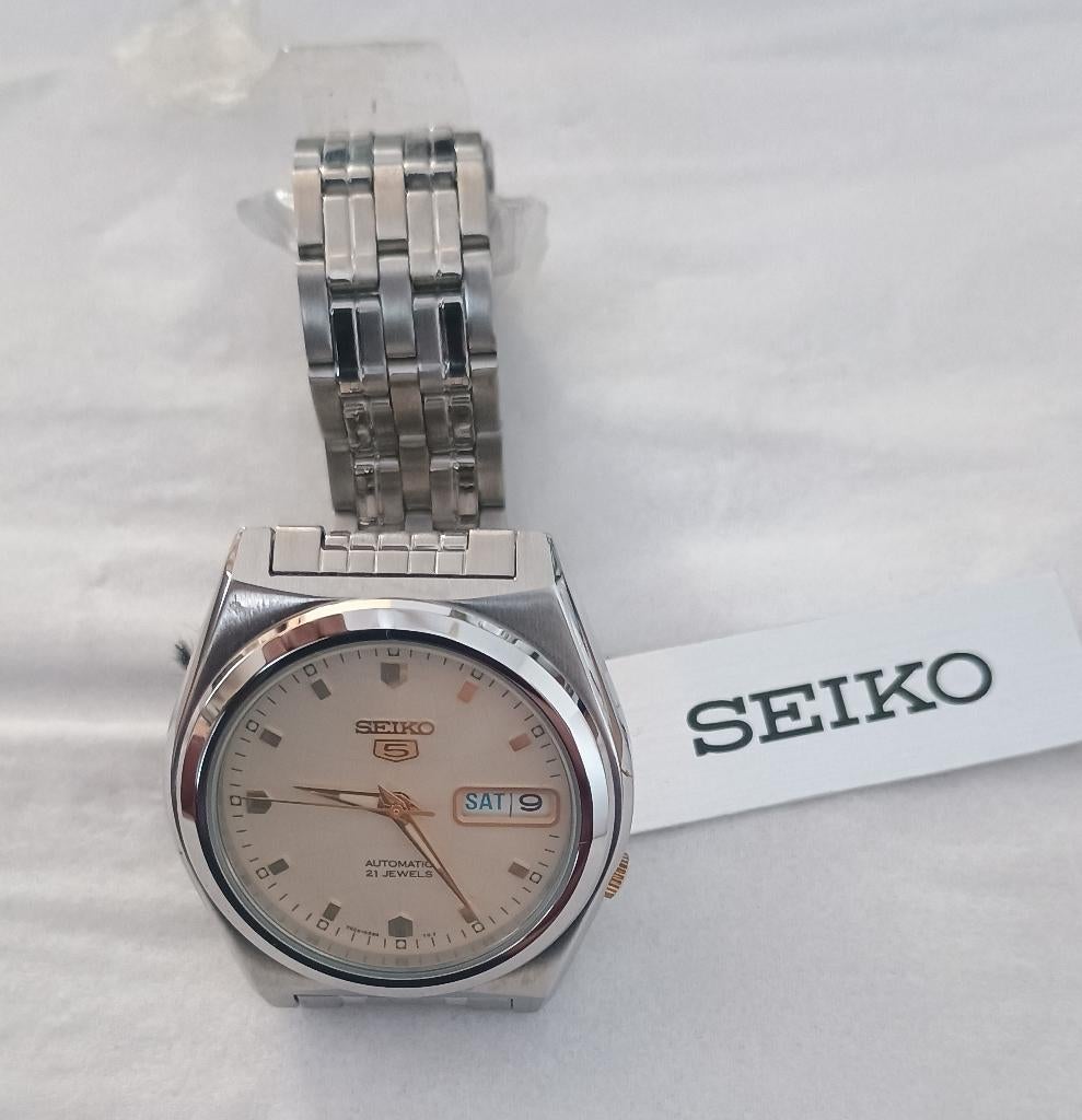 SEIKO 5 Automatic SNK663 Horloge polshorloge watch , nieuw, Staal, Polshorloge, Nieuw, Ophalen of Verzenden