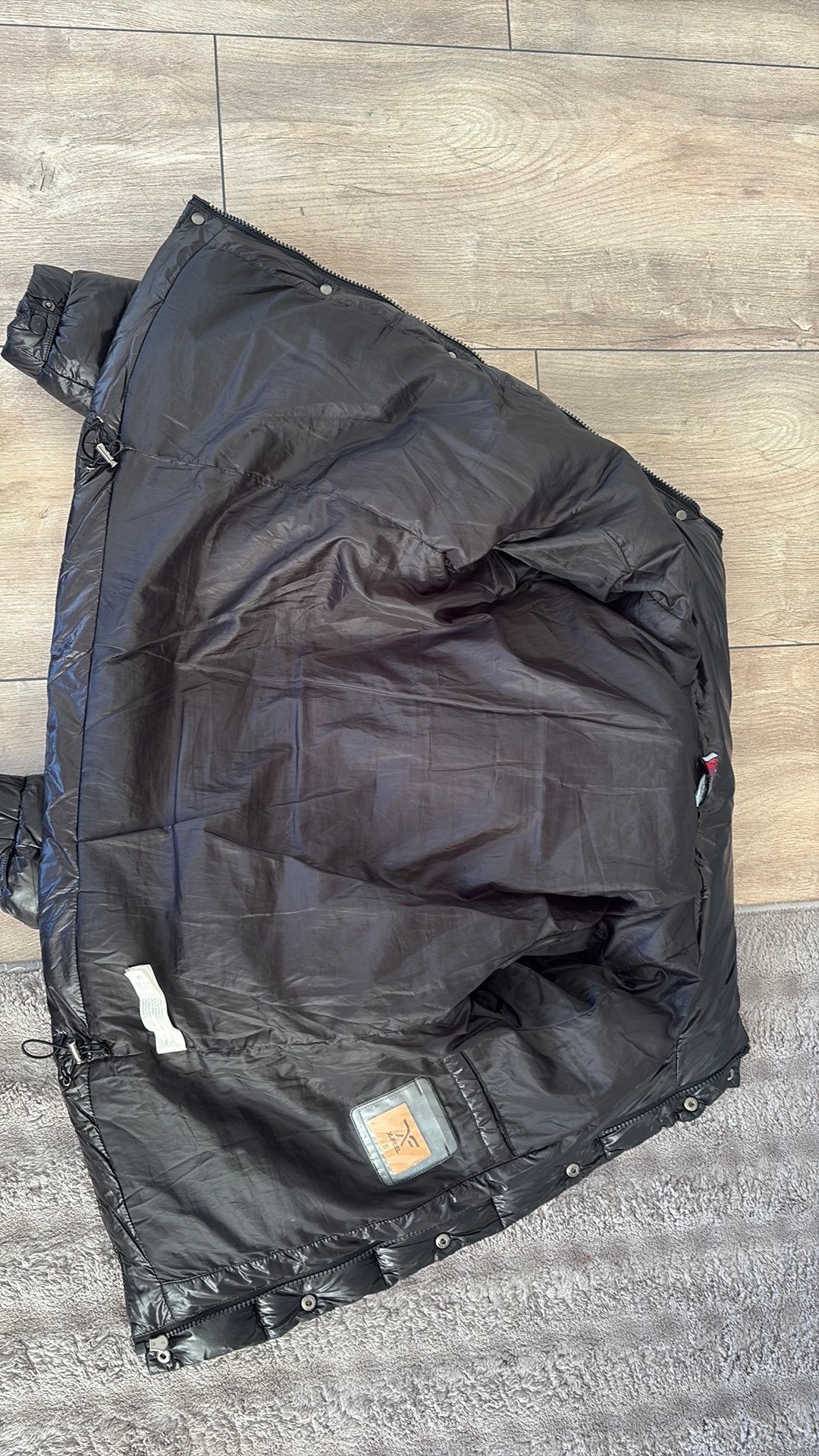 Moncler jas, Ophalen, Zo goed als nieuw, Zwart