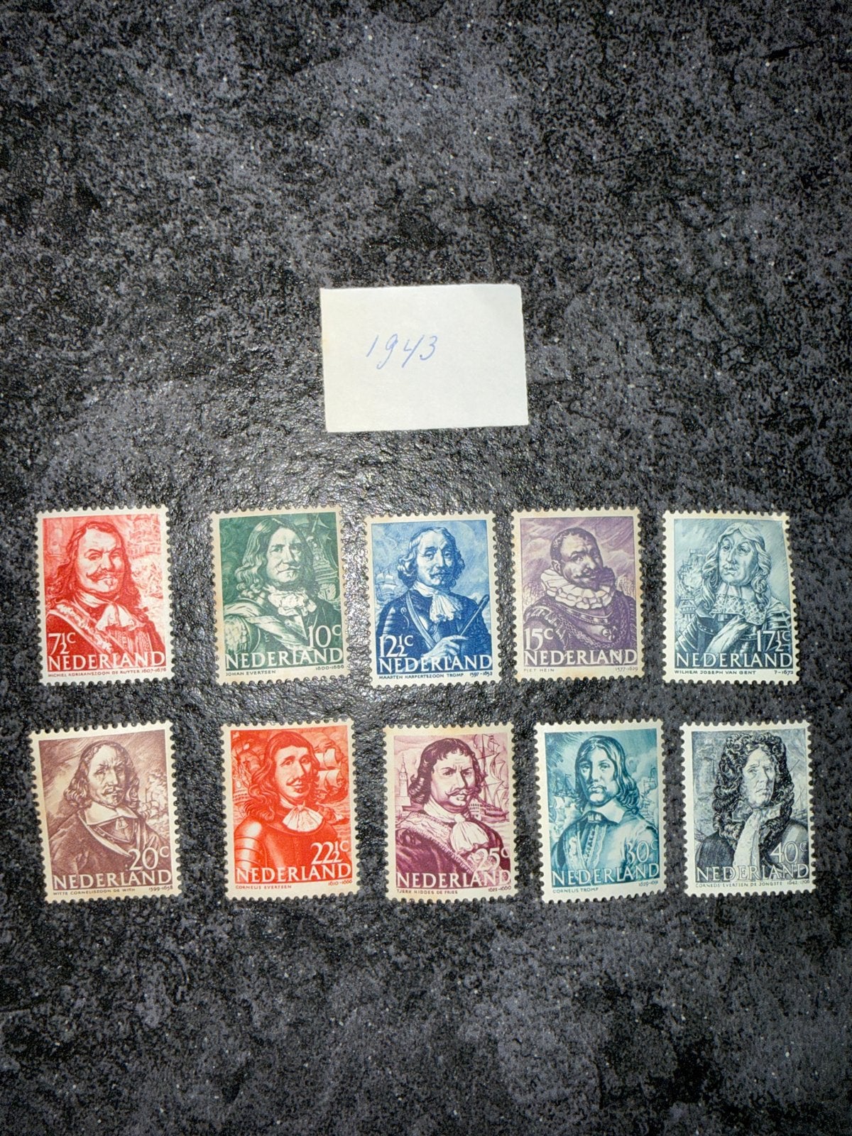 Nederlandse postzegels 1943 - Ongestempeld, Ophalen of Verzenden, Na 1940, Postfris