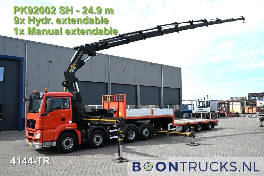MAN TGS 35.480 8X2-6 BLS EEV * PALFINGER 92002SH 85TM CRANE, Auto's, Vrachtwagens, Automaat, Euro 5, Overige kleuren, MAN