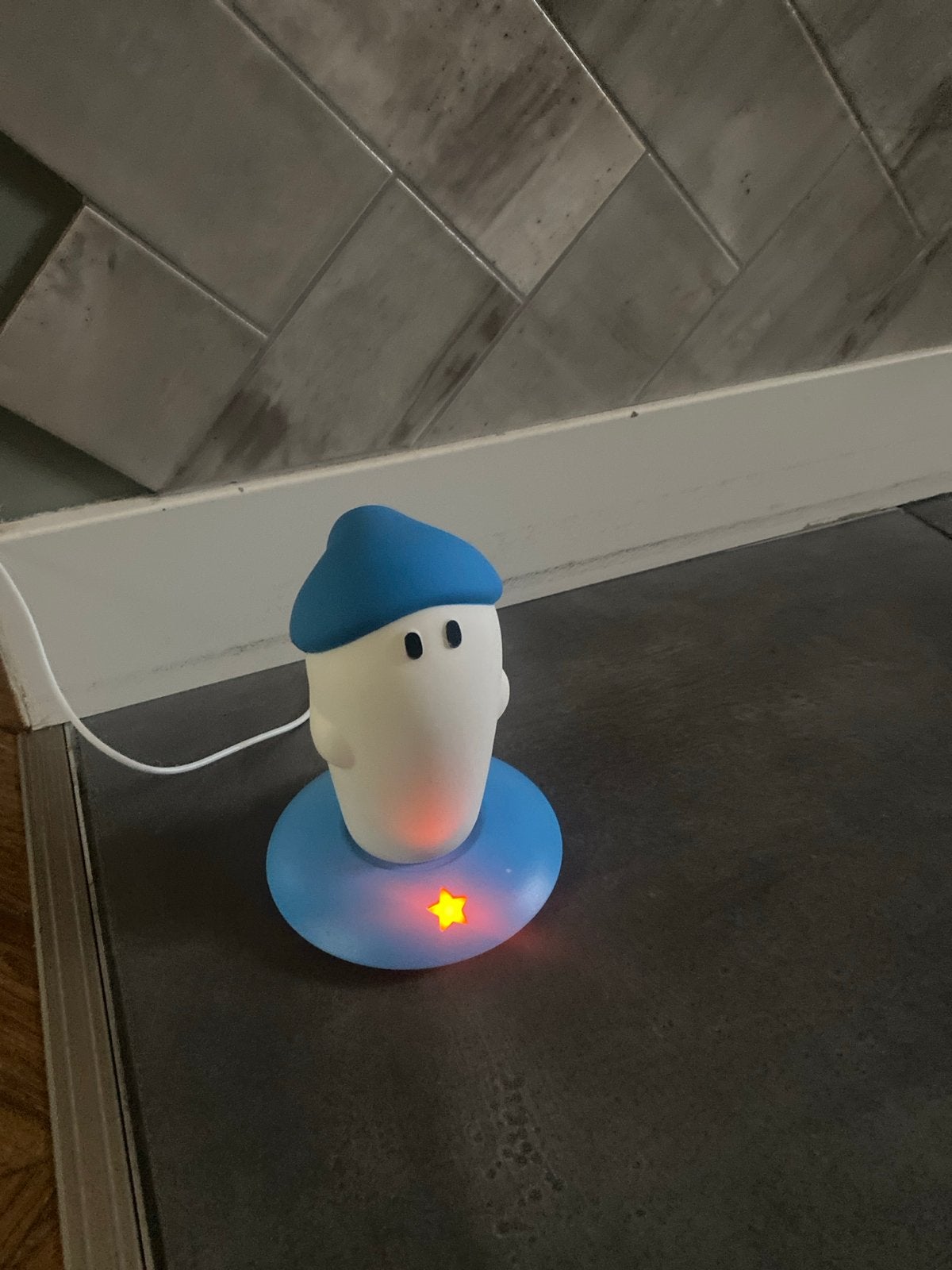 Leuk nachtlampje voor kinderen - paddenstoel design, Ophalen of Verzenden, Zo goed als nieuw