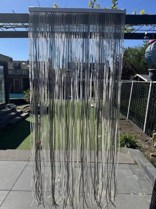 Zgan Teab Vliegengordijn Alaska Kunststof Draadgordijn, Huis en Inrichting, 90 cm, Wit, 206 cm, Ophalen of Verzenden