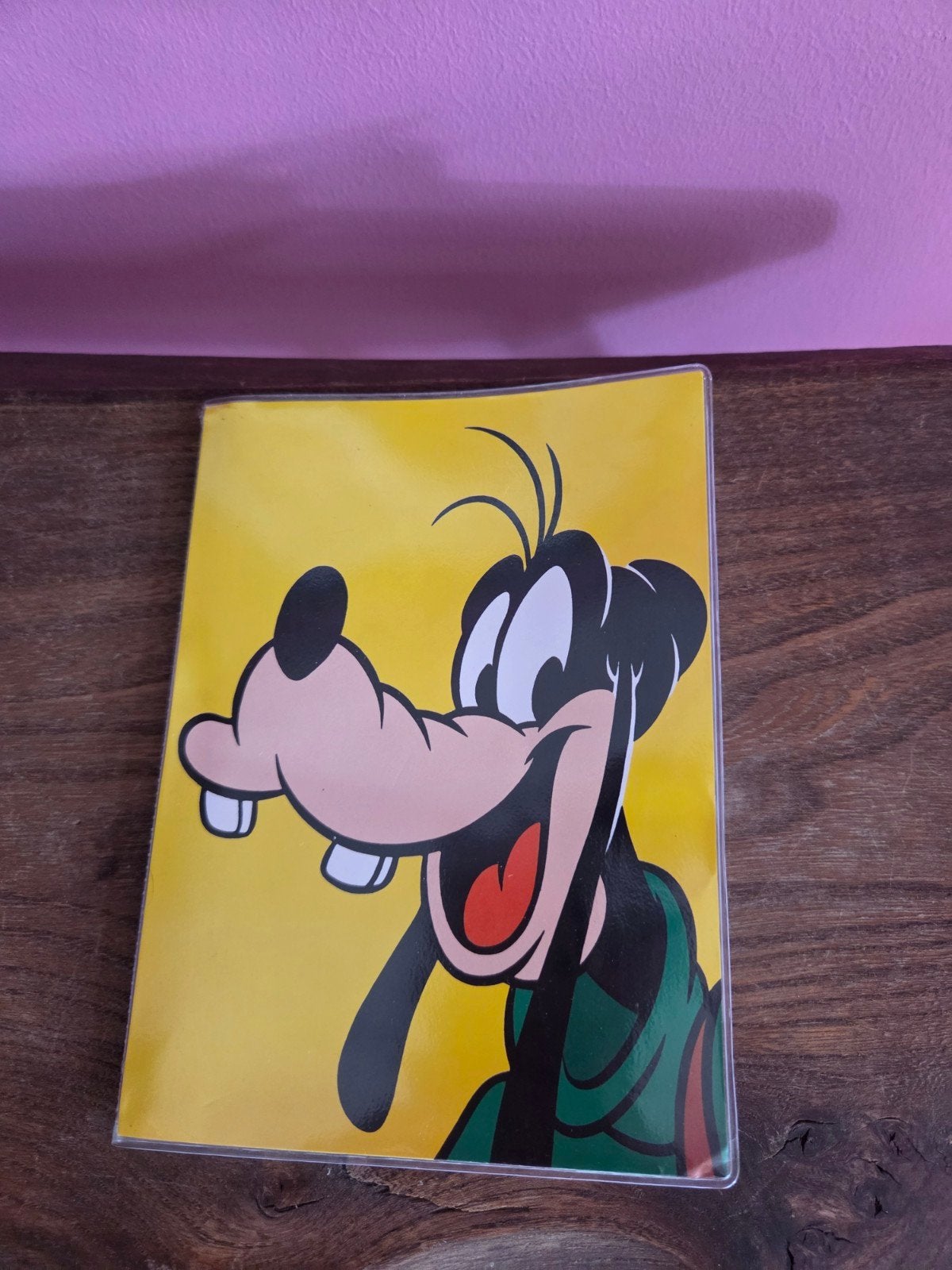 Vintage Disney Goofy & Pluto Insteek-Fotomapje – Henzo, Ophalen, Goofy of Pluto, Gebruikt, Papier, Kaart of Schrift