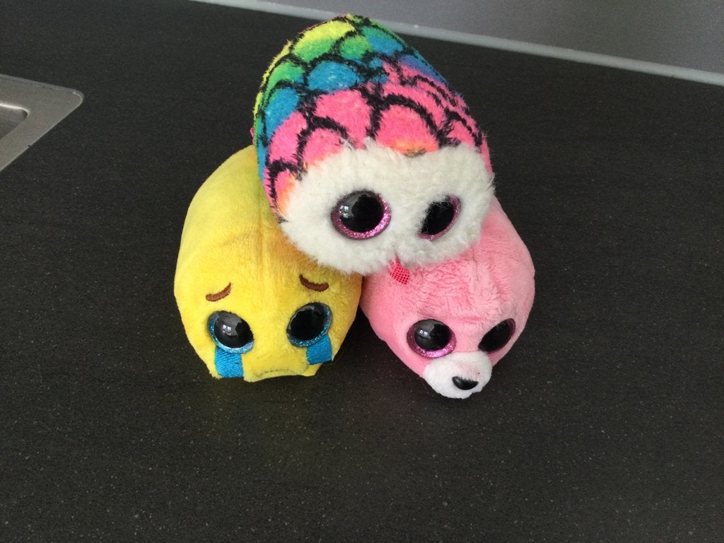 3 schattige Ty Beanie knuffeltjes SINT TIP, Gebruikt, Overige typen, Ophalen of Verzenden, Met label