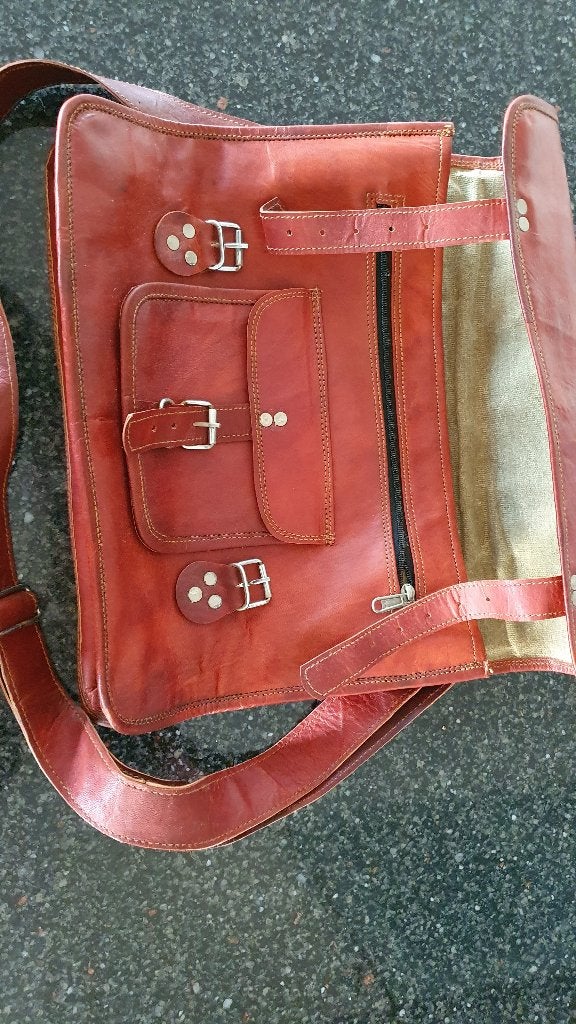 Schooltas, Sieraden, Tassen en Uiterlijk, Tassen | Schooltassen, Ophalen, Zo goed als nieuw, Rood, Aktetas of Boekentas