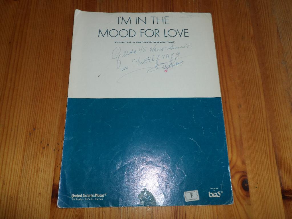 I'm in the mood for love - mchugh / fields, Muziek en Instrumenten, Bladmuziek, Gebruikt, Gitaar, Ophalen of Verzenden, Artiest of Componist