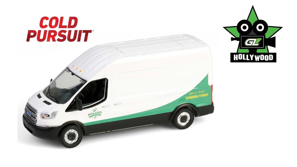 2015 Ford Transit van Greenlight 1/65 Cold Pursuit Hollywood, Ophalen of Verzenden, Nieuw, Auto