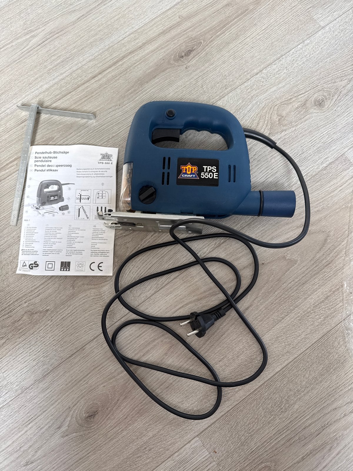 Decoupeerzaag TOP CRAFT TPS 550 E, Decoupeerzaag, Ophalen of Verzenden, Zo goed als nieuw, 30 tot 70 mm