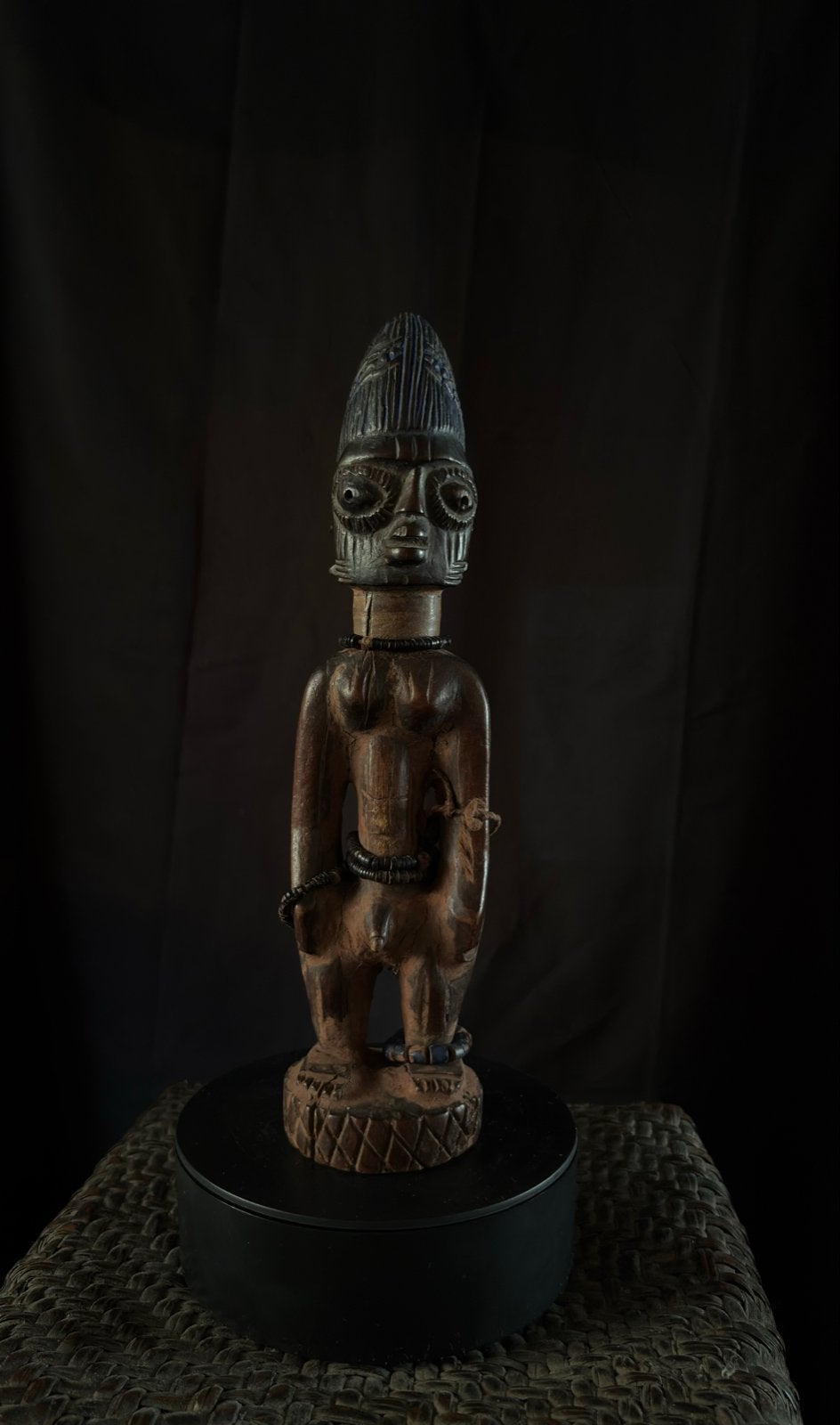 Afrikaans houten beeld - Nigeria, Ere Ibedji, Hout, Bruin, Afrika, Ophalen of Verzenden