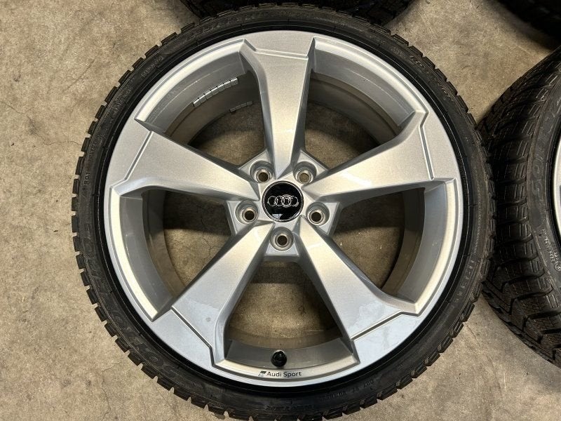 19 inch originele rotor velgen + winterbanden Audi A3 S3, 19 inch, -, -, Banden en Velgen